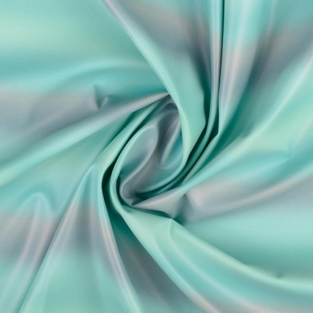 Rainy fabric - Gradient mint