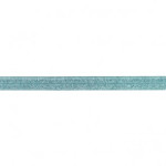 Bias tape elastic glitter teal (kh)