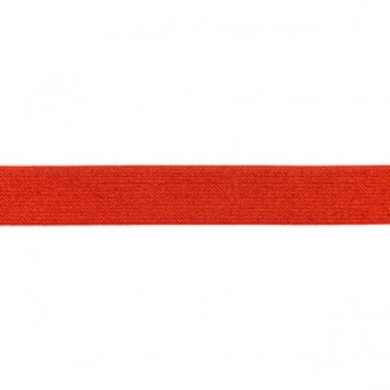 Elastic band - 25mm glitter red