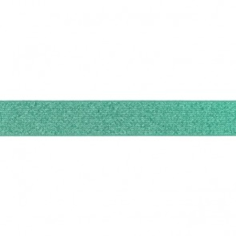 Elastic band - 25mm glitter smoke mint