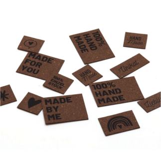 ReLeda label sheet - handmade - dark brown