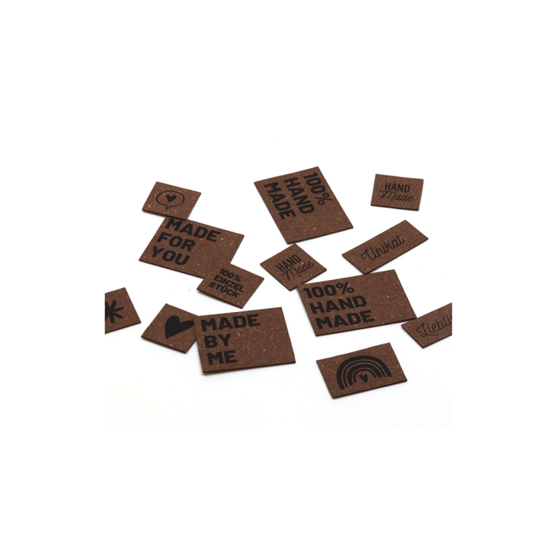 ReLeda Label Bogen - Handmade - brun foncé