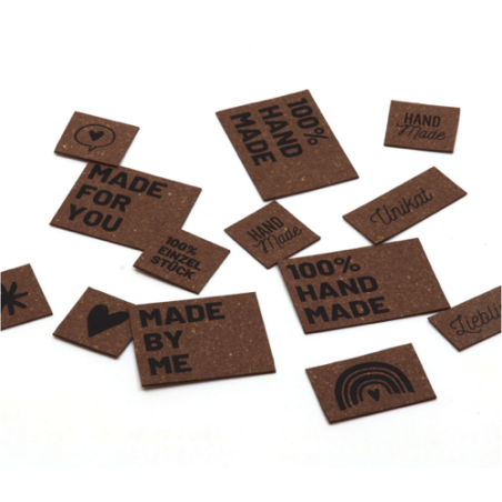 ReLeda Label Bogen - Handmade - dark brown