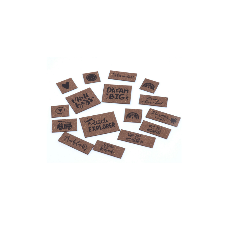 ReLeda Label Bogen - Kids - dark brown