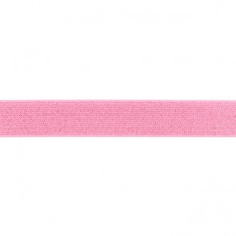 Bande élastique - 25 mm rose pailleté