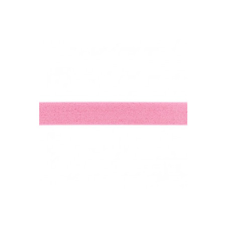 Bande élastique - 25 mm rose pailleté