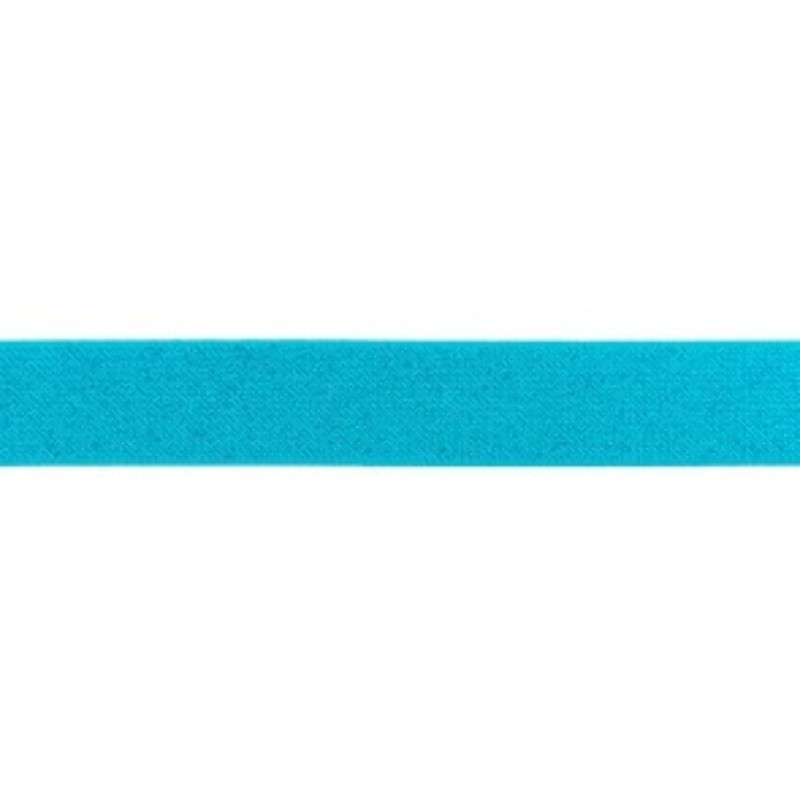 Elastic band - 25mm glitter turquoise