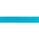 Elastic ribbon - 25mm glitter aqua