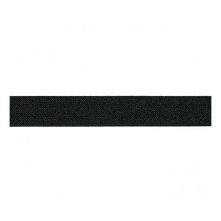 Elastic band - 25mm glitter black