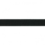 Elastic ribbon - 25mm glitter black