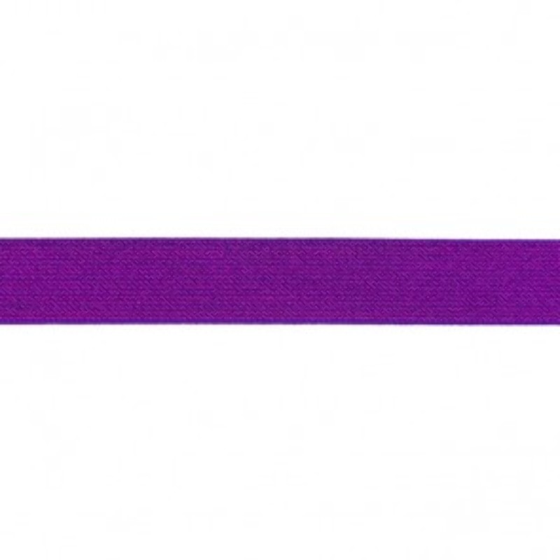 Elastic band - 25mm glitter purple