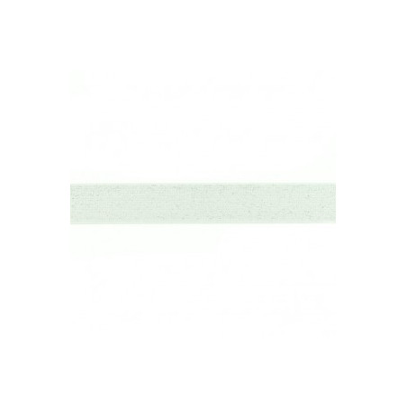 Elastic band - 25mm glitter off-white