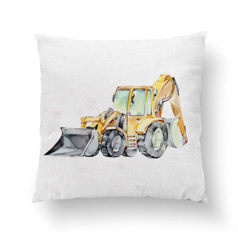 Baumwolle -  Bagger 38 x 38cm