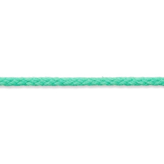 Cordon coton tissé 5 mm menthe (UK30)