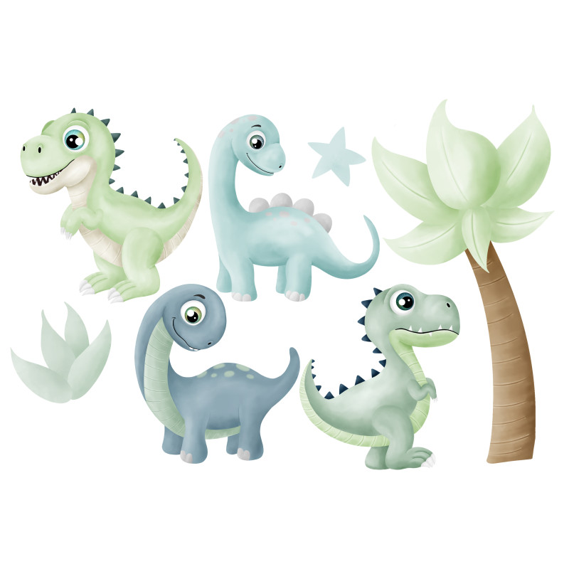 Bügelbilder - Mrs Mint Design - Little Legend Dino Boys