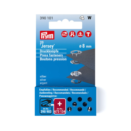 copy of Prym Snap on buttons Jersey rings 8mm, 10 pcs.