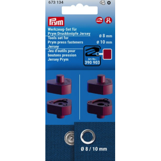 Prym Werkzeugset Druckknöpfe Jersey 8mm & 10mm (673134)