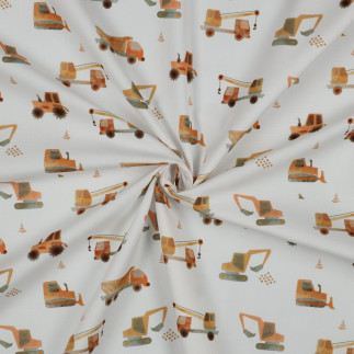 coton tissé - blanc chantier