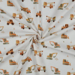 Cotton - construction site white