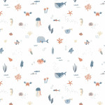 Coton - Ocean Life blanc