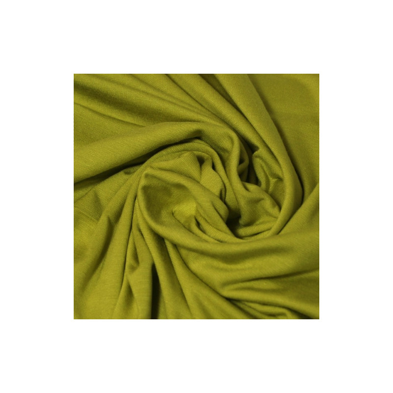 jersey modal (Lillestoff) - jaune-vert