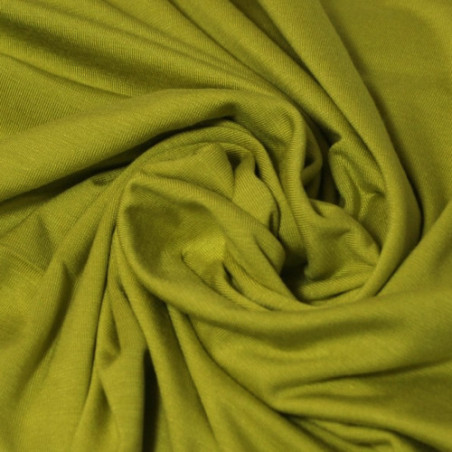 Modal jersey uni (lillestoff) - vert-jaune