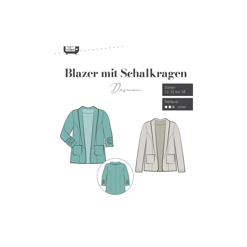 Fadenkäfer - Blazer à col châle pour femme Fadenkäfer - Blazer à col châle pour femme