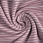 Jersey Knit - Stripe fine old rose