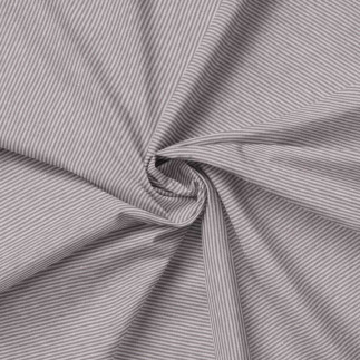Jersey Knit - Mini Stripes slub grey