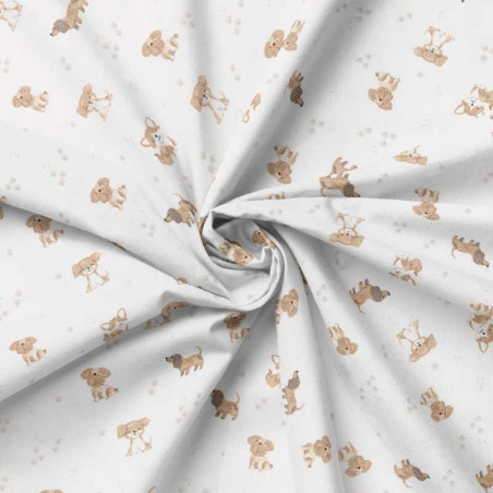 Jersey - Cute Dogs off-white