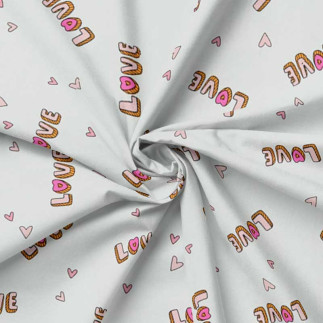 jersey - Neon love blanc