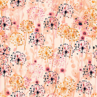 Jersey - Dandelions powder pink
