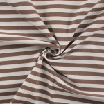 Jersey - YD stripes taupe-white