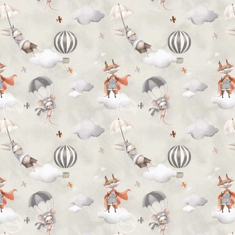 Jersey - Let's fly light beige