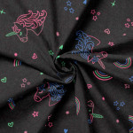 Jersey - Licorne fluo anthracite melange