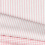 Cotton - Yarn Dyed Stripe 3mm pink