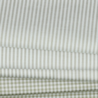 Woven Cotton - Yarn Dyed Stripe 3mm sand