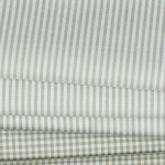 coton tissé - Rayures fil teint 3 mm sable
