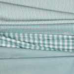 Cotton - Yarn Dyed Stripe 3mm petrol