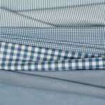 Cotton - Yarn Dyed Stripe 3mm blue