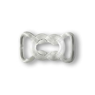 Fermeture bikini polyamide transparente