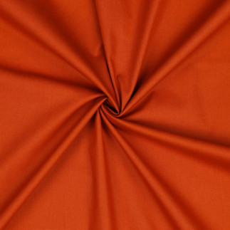 Woven Cotton Popeline - dark orange (v)