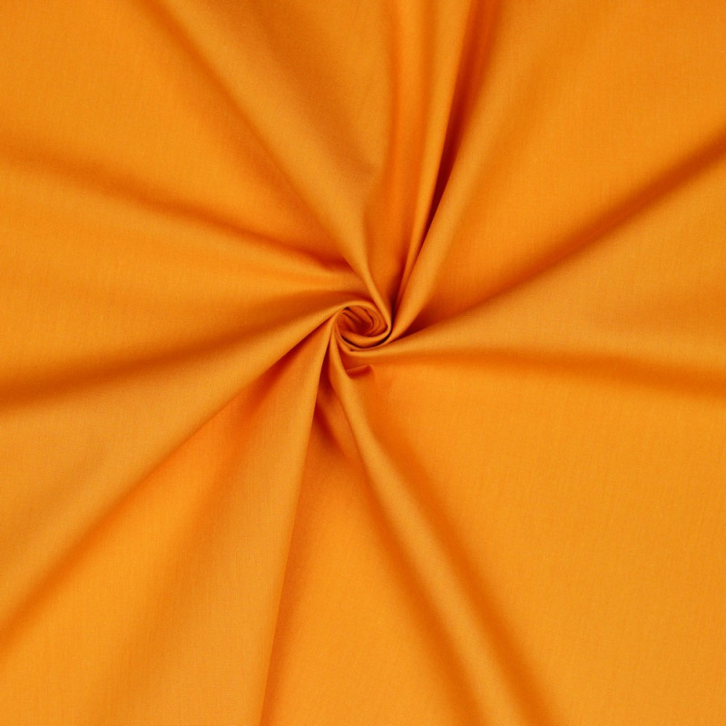 Coton popeline - hellorange (v)