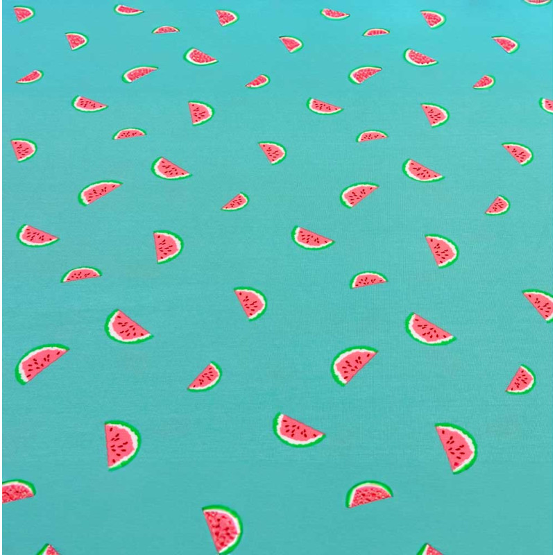 Jersey - Wassermelonen neon aqua