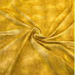 Leftover - french terry - Miss from Julie denim look mustard 40cm