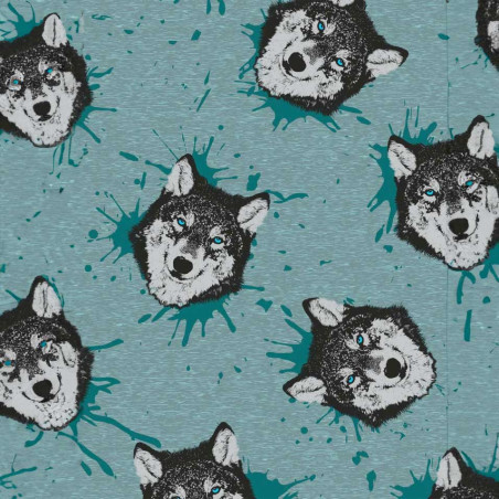 Alpenfleece - Wolf petrol