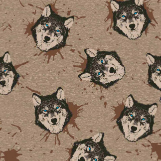 Alpenfleece - Wolf braun