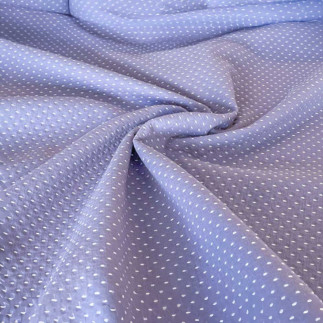 Leftover - Double Gauze - Jacquard Bambino Dots lilac 50cm