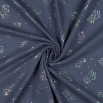 double gaze - denim arc-en-ciel Foil Unicorn