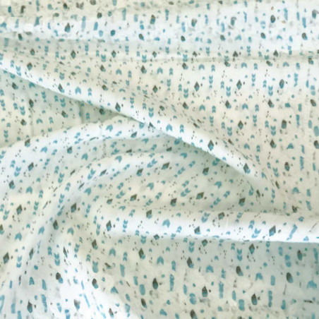 Leftover - viscose - Hilco Webware Prairie Arrow ecru 180cm